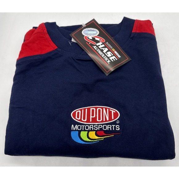 Chase 54 Other - Chase Authentics Nascar Jeff Gordon 24 DuPont Motorsport Vintage Shirt L NEW NWT